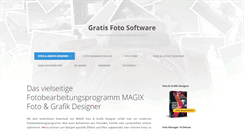 Desktop Screenshot of gratis-foto-software.de