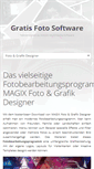 Mobile Screenshot of gratis-foto-software.de