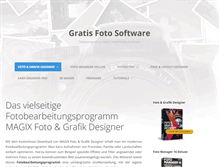 Tablet Screenshot of gratis-foto-software.de